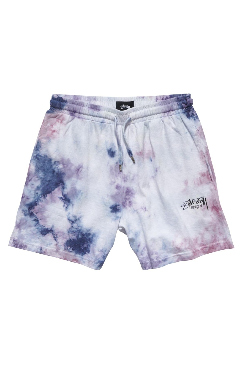 Stussy Designs Rugby Marble Short Women\'s Shorts Pink | IL0000641