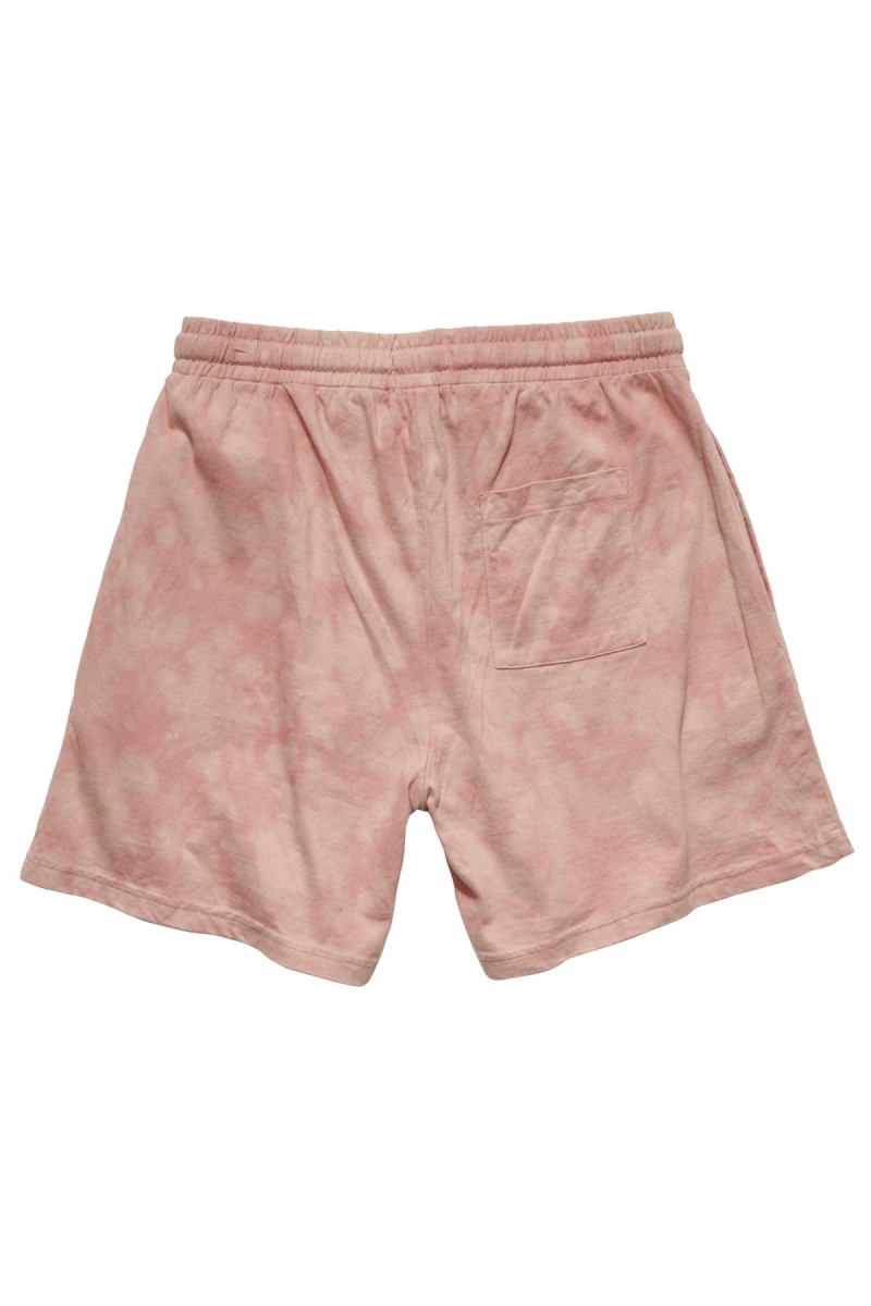 Stussy Designs Rugby Marble Women's Shorts Pink | IL0000643