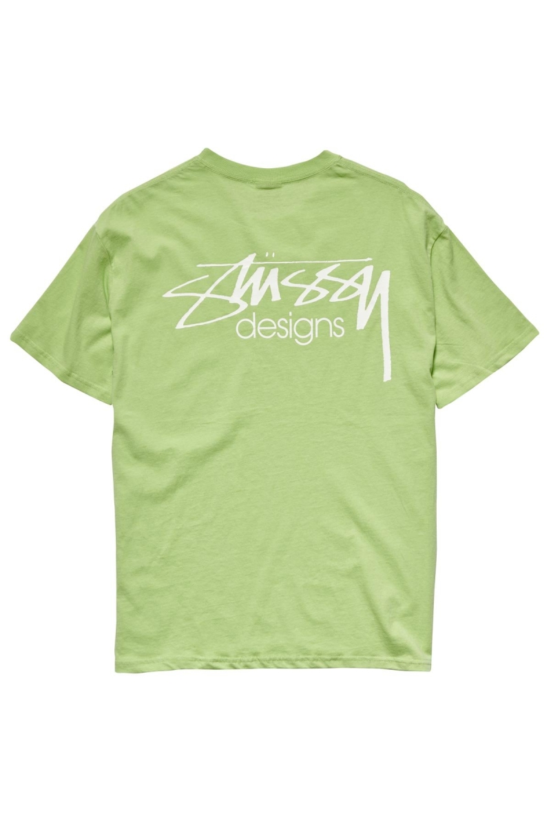 Stussy Designs SS Tee Men's Sportswear Green | IL0000758