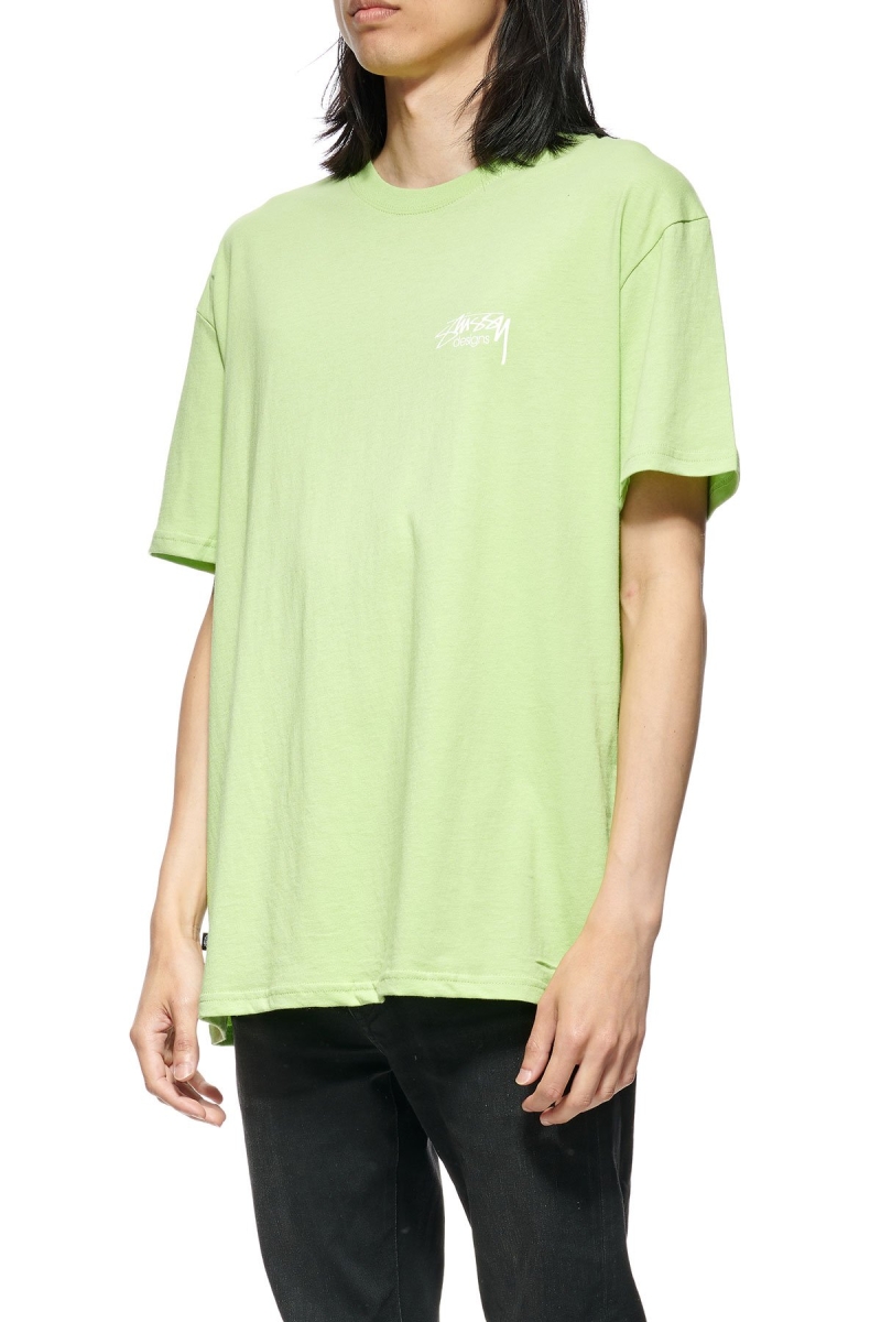 Stussy Designs SS Tee Men's Sportswear Green | IL0000758