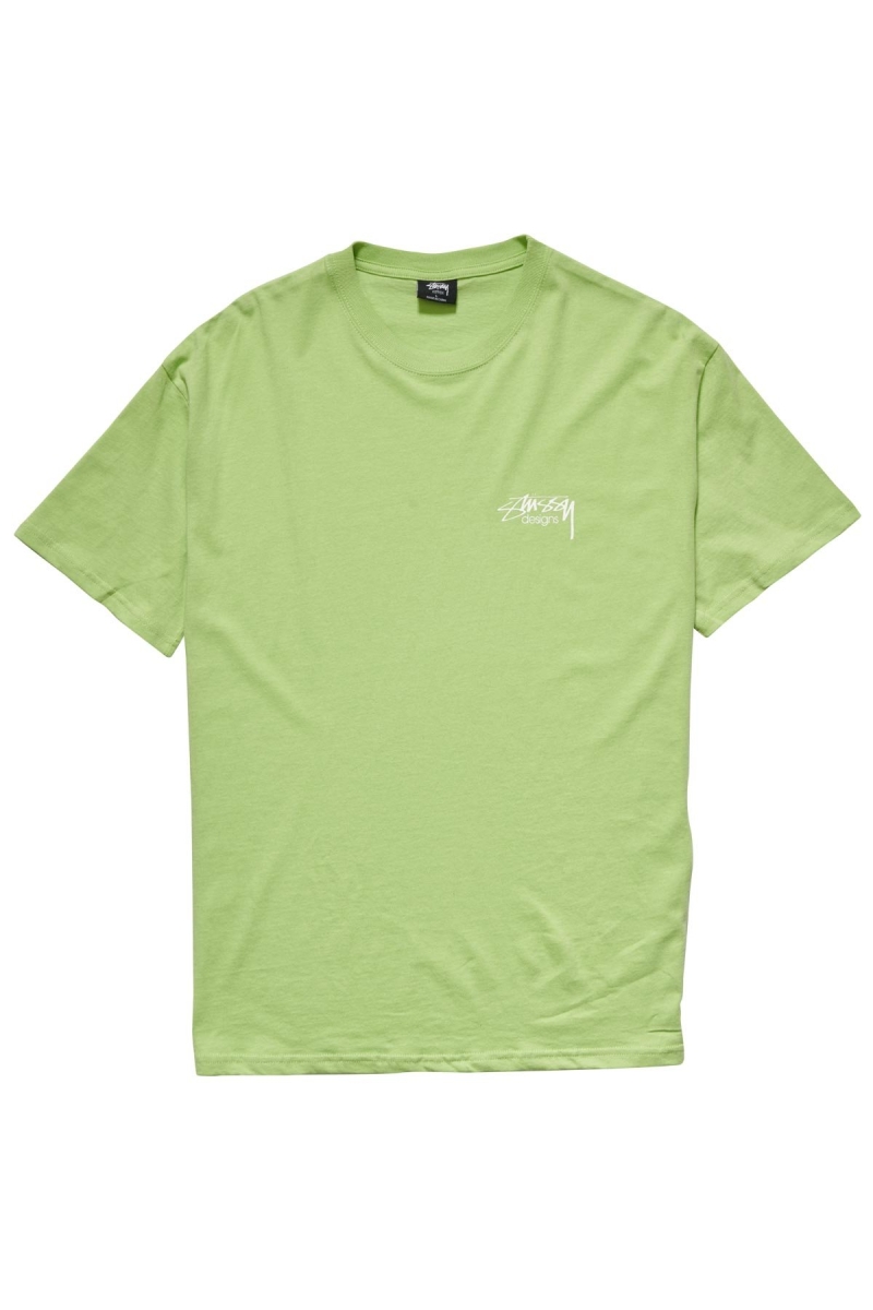 Stussy Designs SS Tee Men\'s Sportswear Green | IL0000758