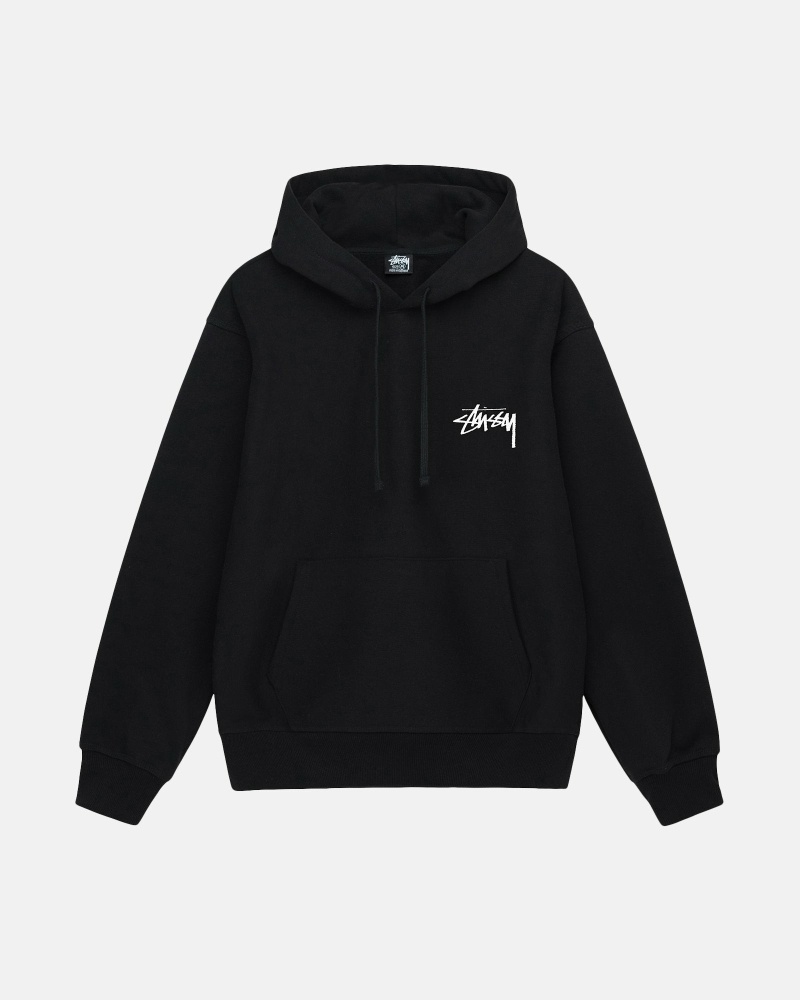 Stussy Diced Out Men's Hoodies Black | IL0000034