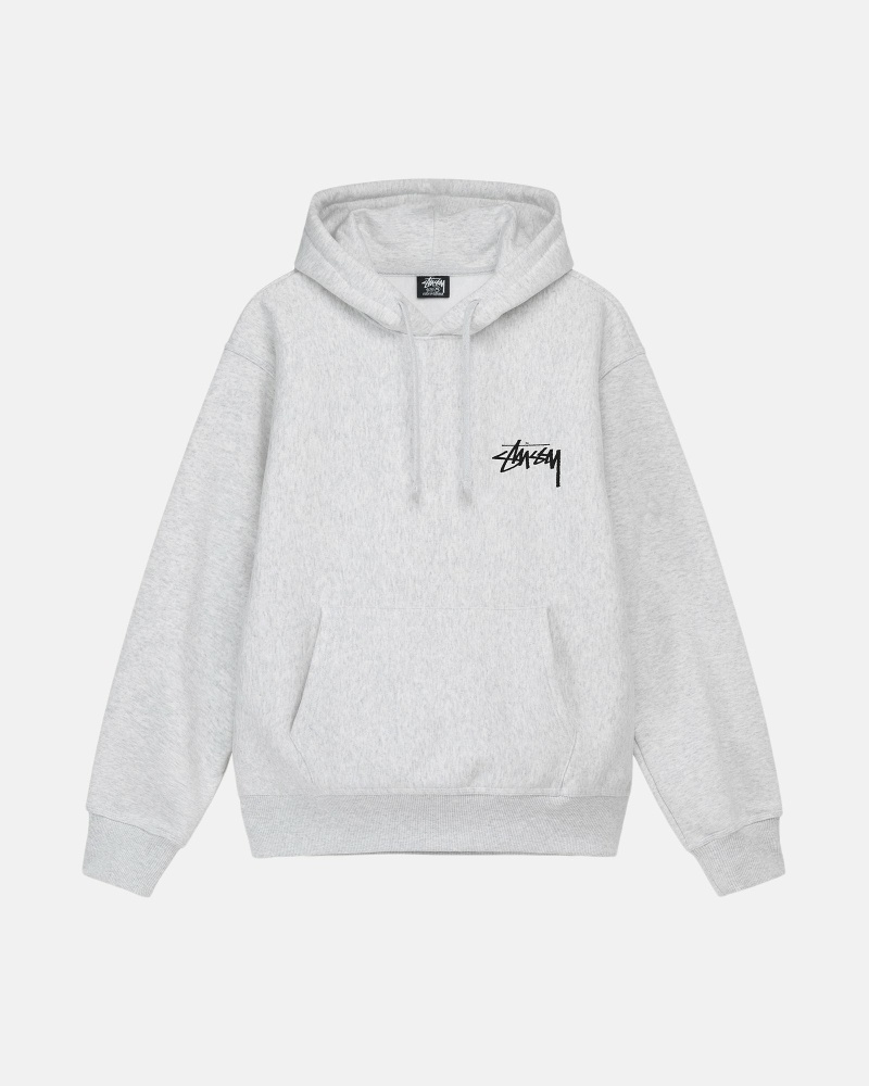 Stussy Diced Out Men's Hoodies Grey | IL0000035