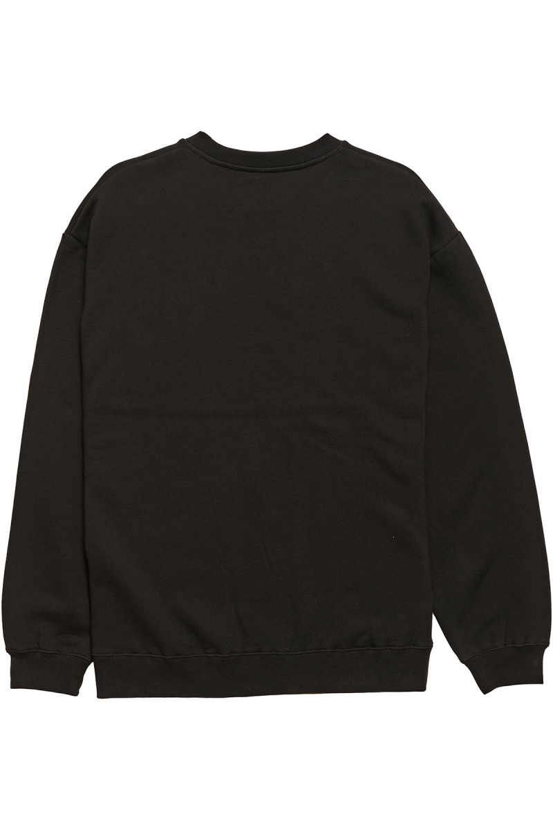 Stussy Graffiti Crew Men's Sweaters Black | IL0000835