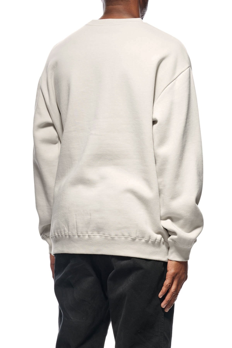 Stussy Graffiti Crew Men's Sweaters White | IL0000838