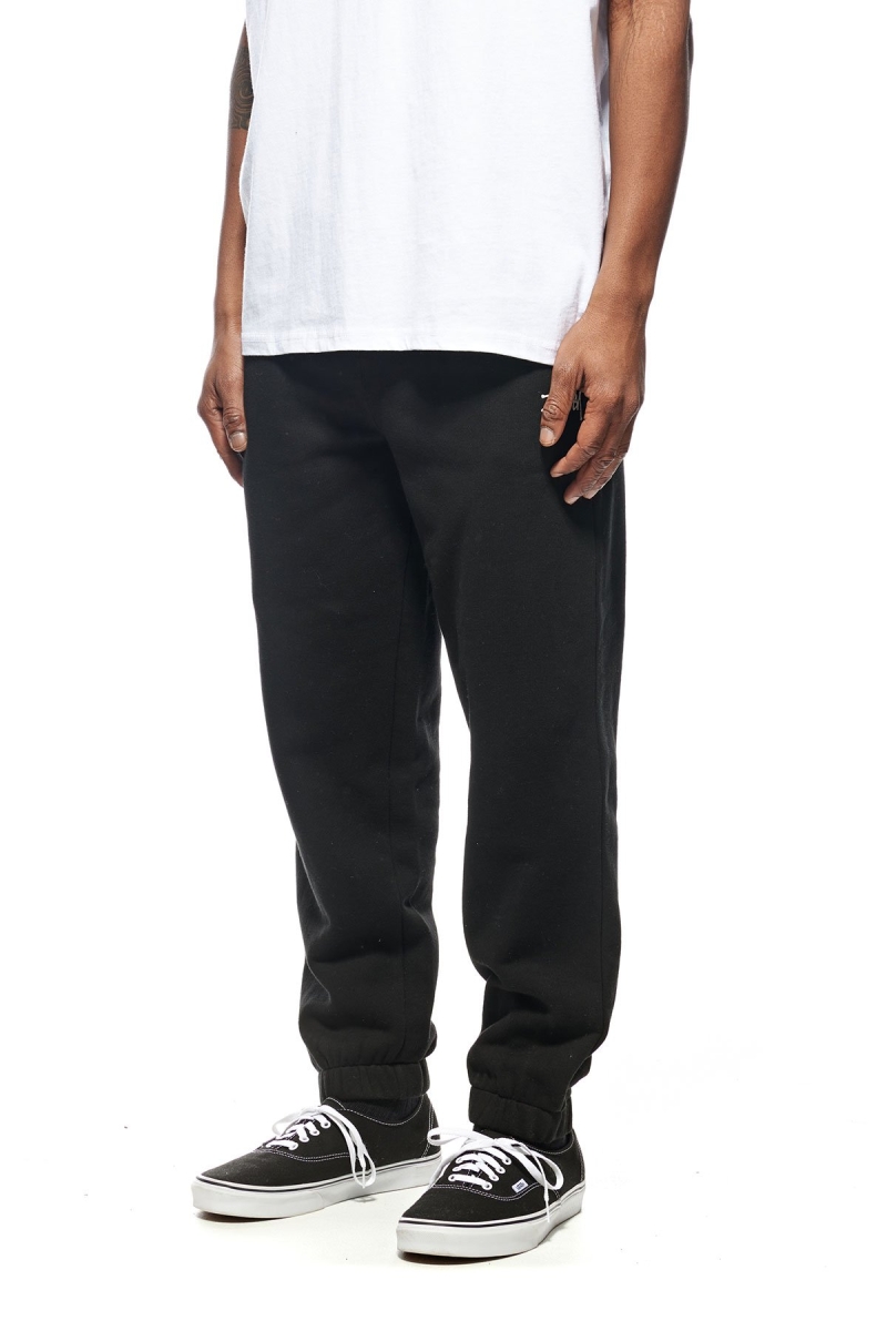 Stussy Graffiti Fleece Trackpant Men's Sportswear Black | IL0000765