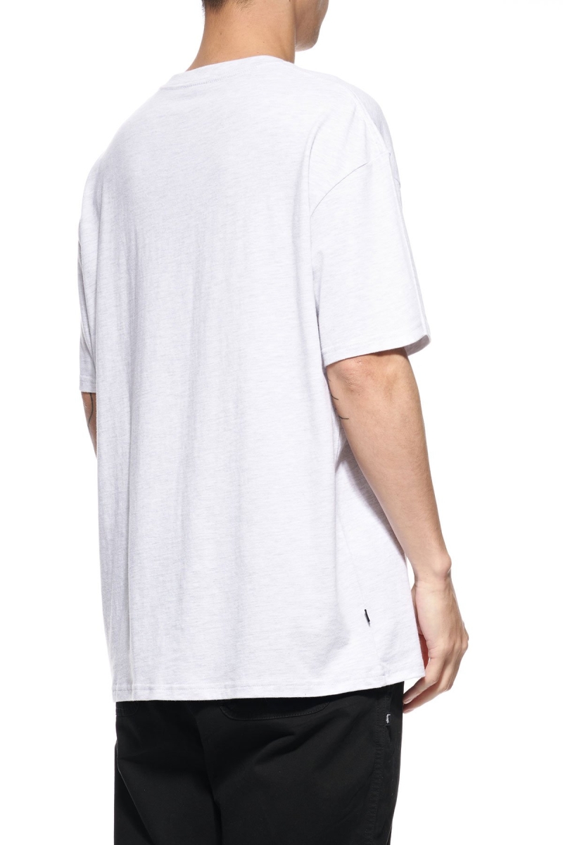 Stussy Graffiti Label SS Men's T Shirts White | IL0000180