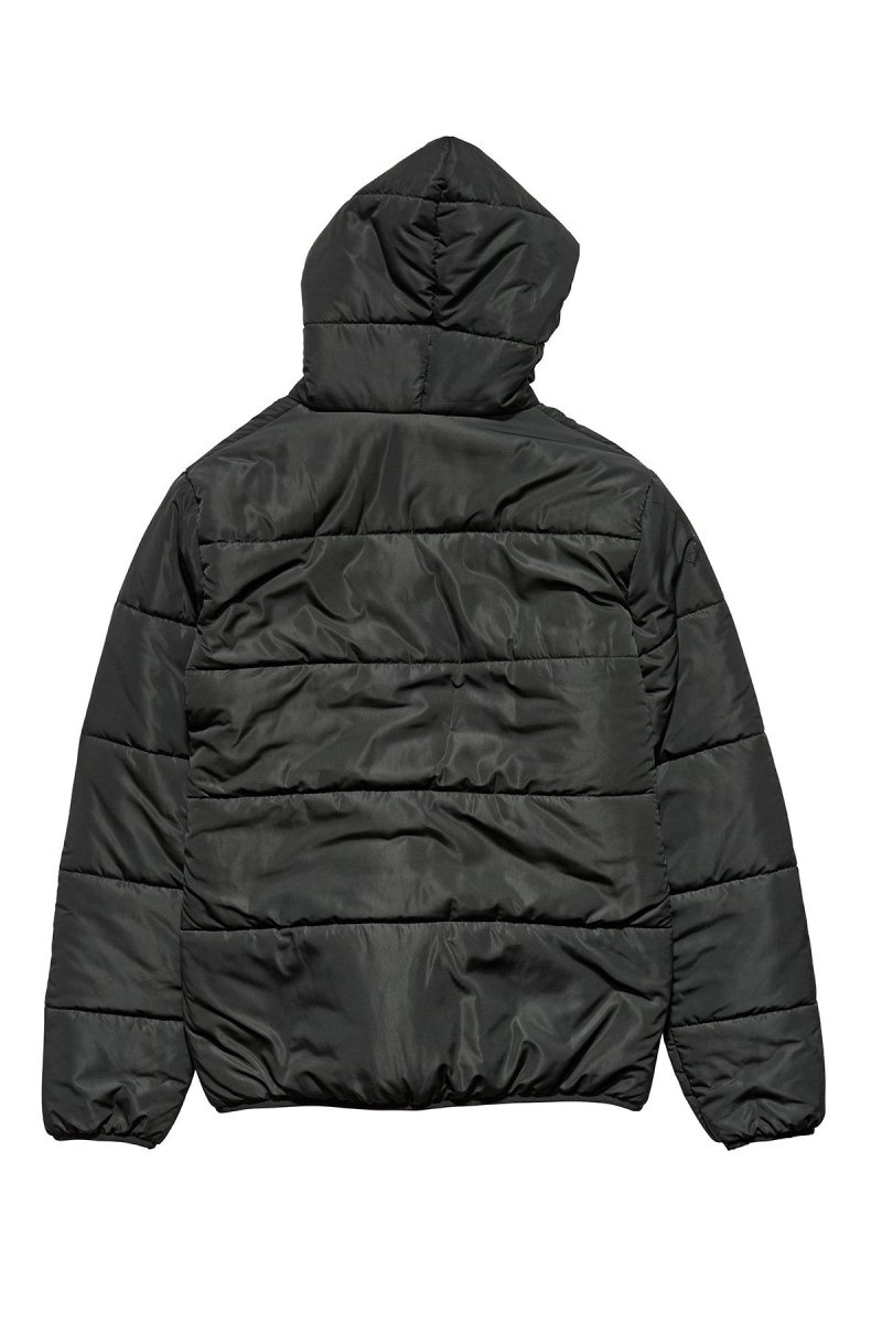 Stussy Graffiti Lightweight Puffa Men's Jackets Black | IL0000342