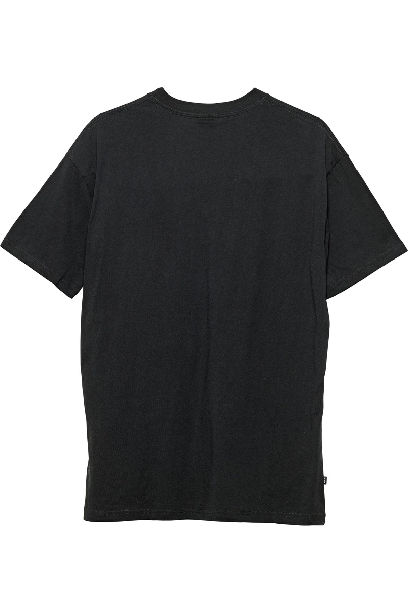 Stussy Graffiti Pocket Men's T Shirts Black | IL0000182