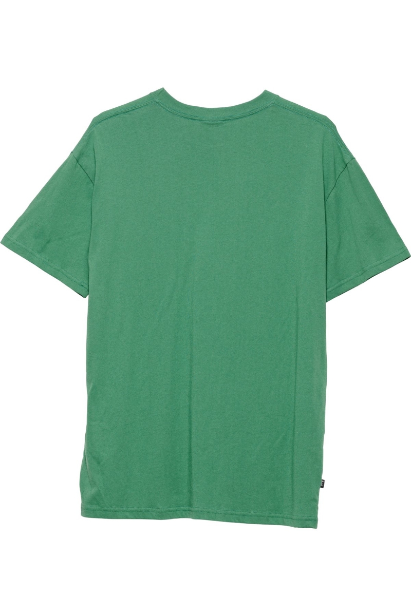 Stussy Graffiti Pocket Men's T Shirts Green | IL0000184