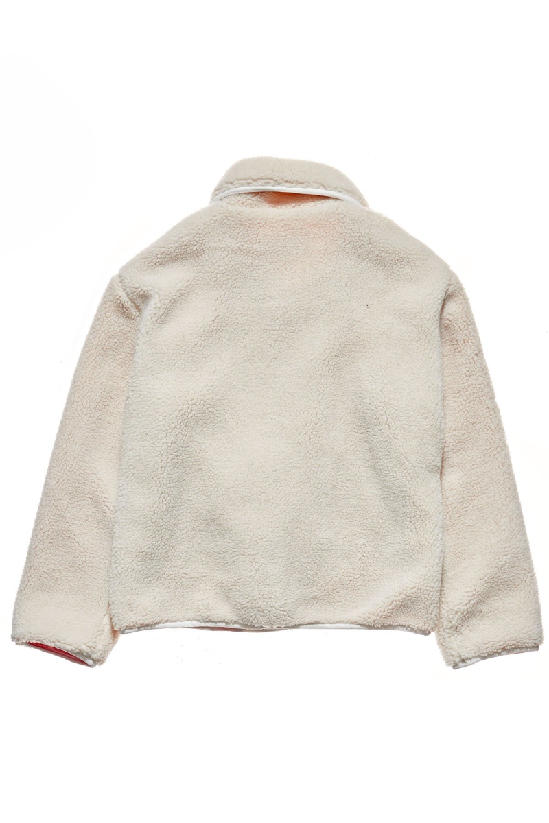 Stussy Graffiti Sherpa Coaches Women's Jackets White | IL0000344