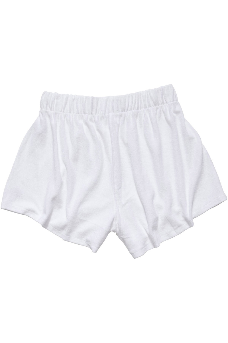 Stussy Havana Terry Beach Short Women's Shorts White | IL0000646