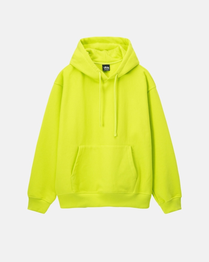 Stussy Hood Applique Men's Hoodies Light Green | IL0000044