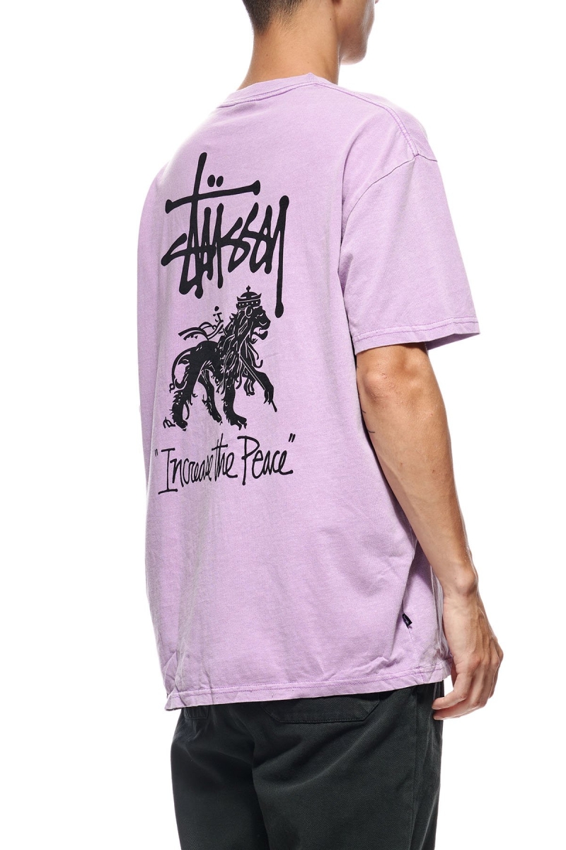 Stussy Increase The Peace SS Men's T Shirts Red | IL0000223