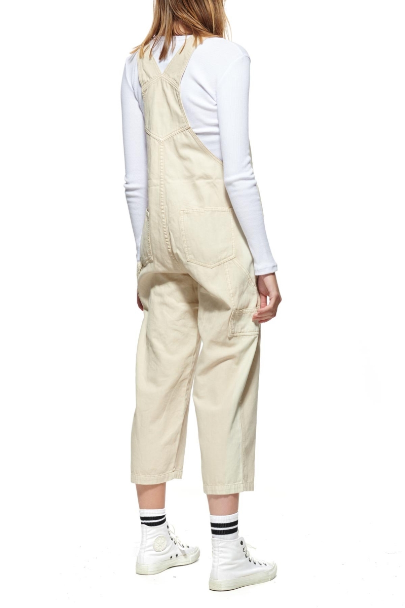 Stussy Irving Worker Overall Women's Pants Orange | IL0000560