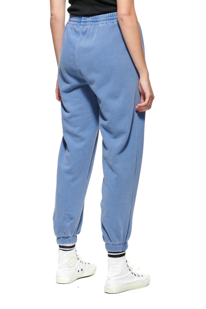 Stussy Laguna Overdye Marle Trackpant Women's Track Pants Blue | IL0000987