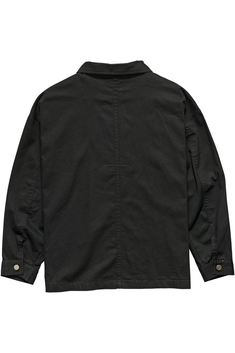 Stussy Lawrence Workwear Women's Jackets Black | IL0000352