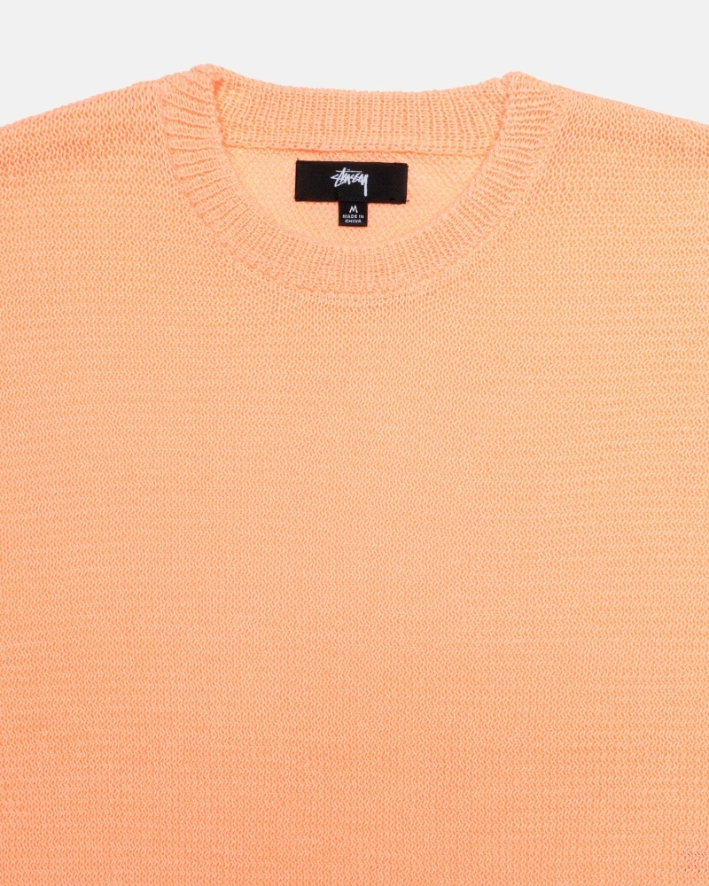 Stussy Light Sensitive Men's Knit Sweater Orange | IL0000532