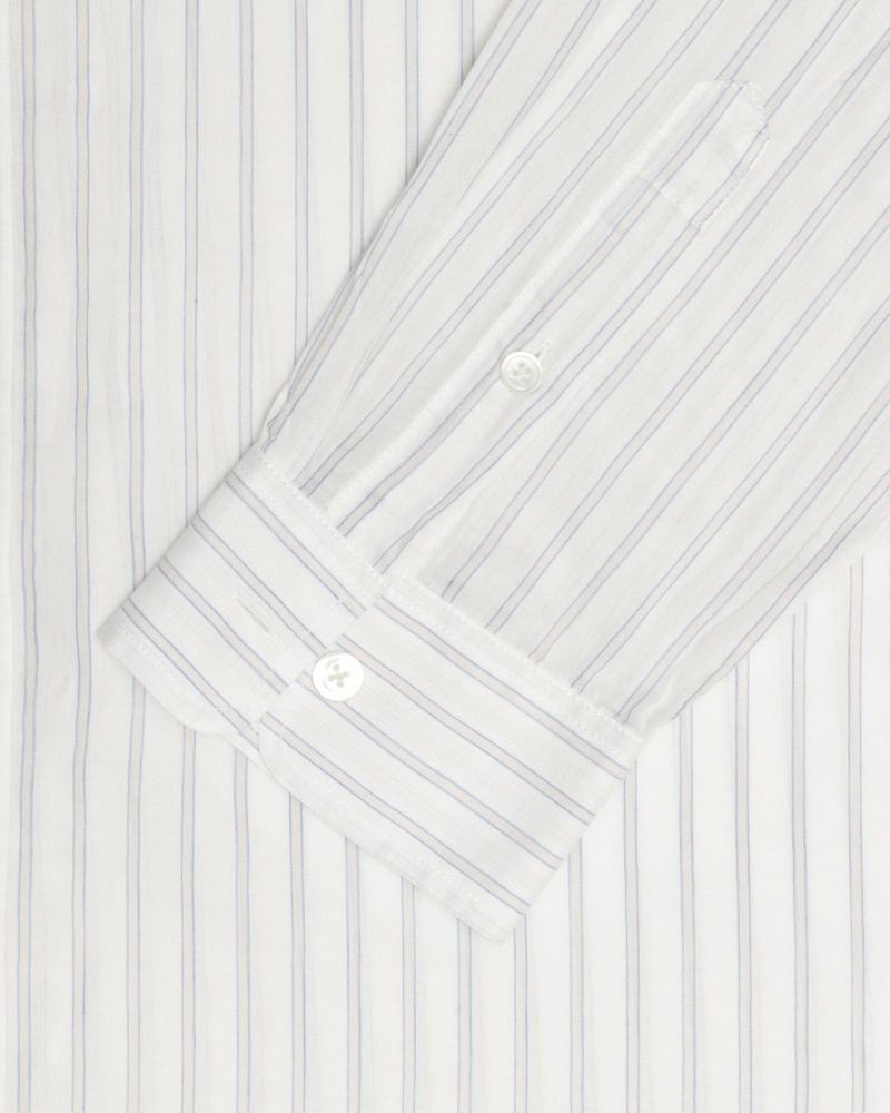 Stussy Lightweight Classic Men's Shirts White | IL0000318