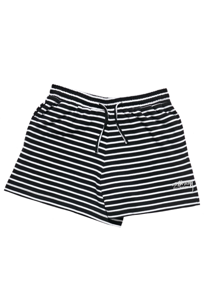 Stussy Linley High Wasted Short Women\'s Shorts Black | IL0000649