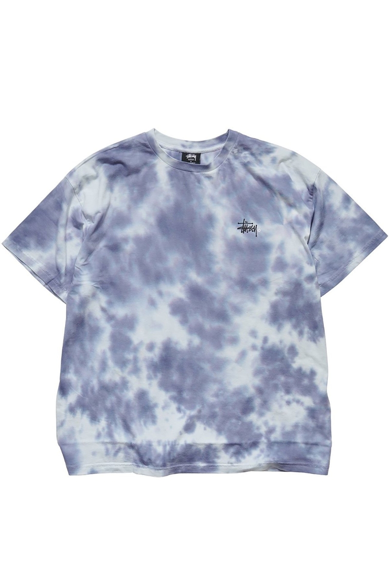 Stussy Marble BF Tee Women\'s Sportswear Blue | IL0000775