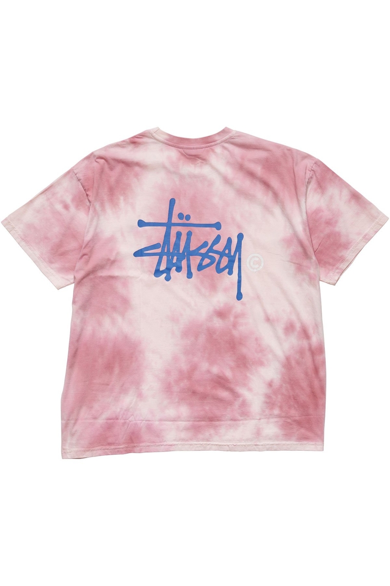 Stussy Marble BF Tee Women's Sportswear Pink | IL0000776