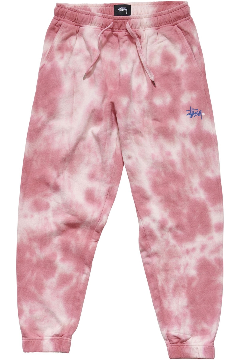 Stussy Marble Trackpant Women\'s Track Pants Pink | IL0000988