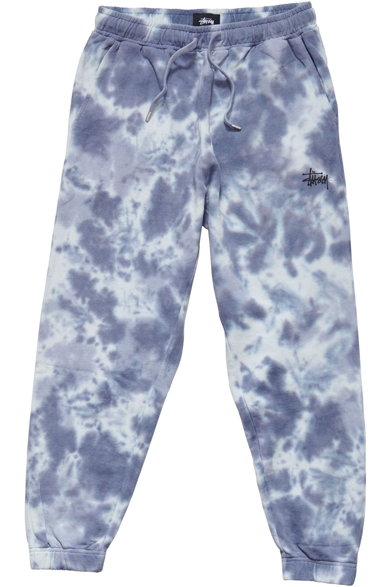 Stussy Marble Trackpant Women\'s Track Pants Blue | IL0000989