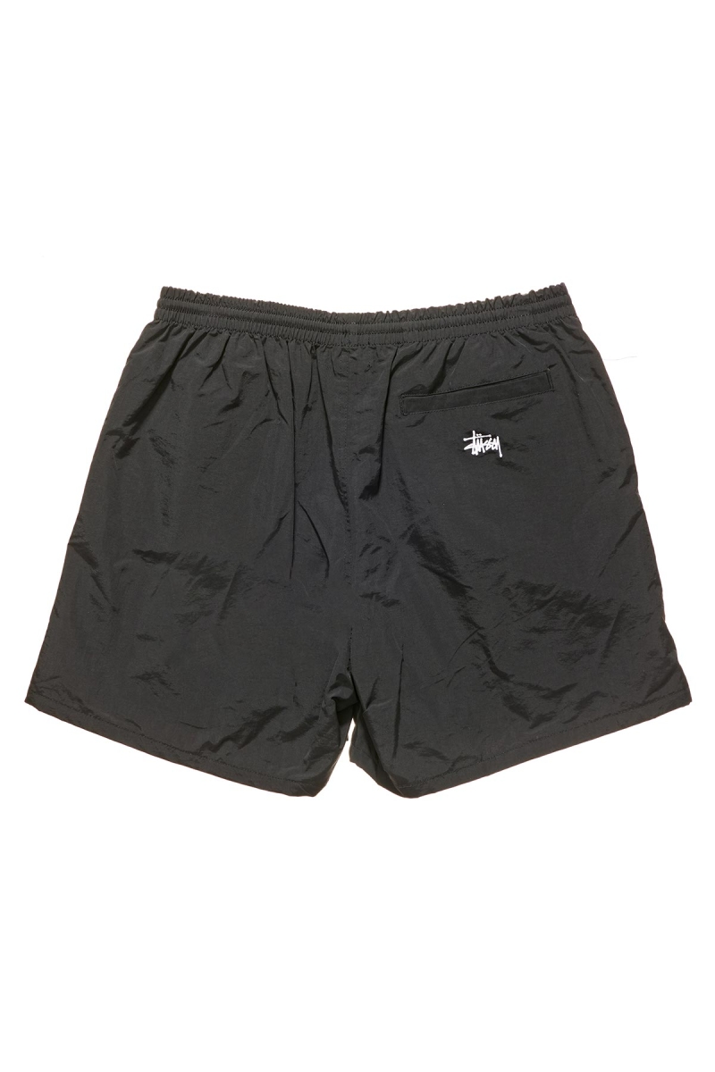 Stussy Nylon Big Beach Men's Shorts Black | IL0000654