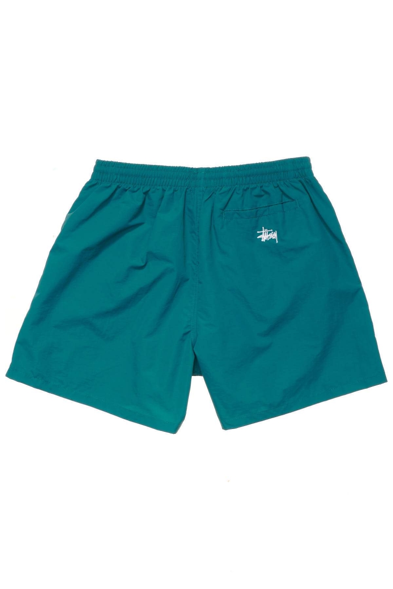 Stussy Nylon Big Beach Men's Shorts Green | IL0000651