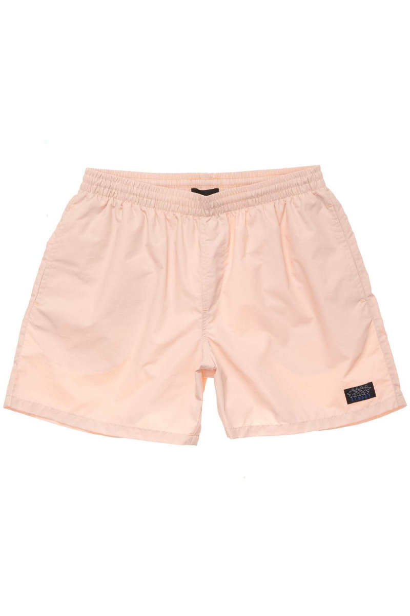 Stussy Nylon Big Beach Men\'s Shorts Orange | IL0000652