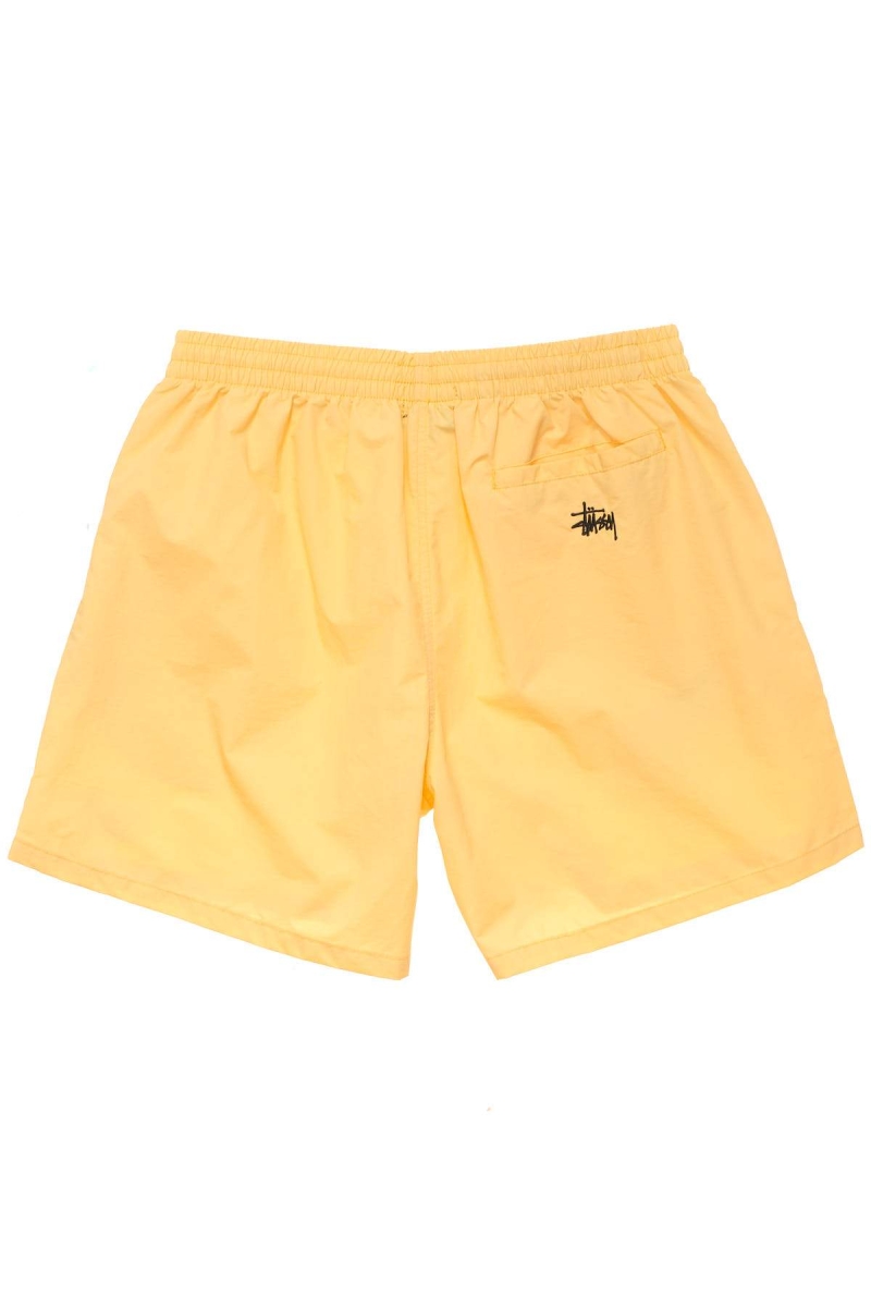 Stussy Nylon Big Beach Men's Shorts Yellow | IL0000650