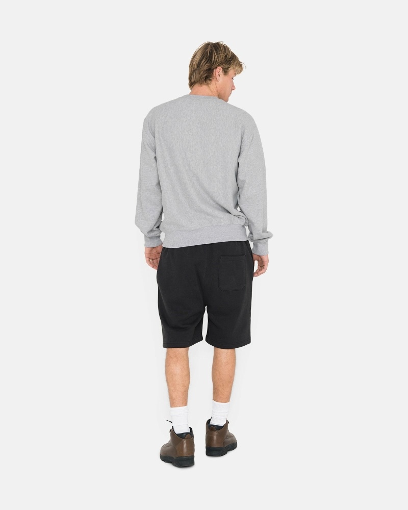 Stussy Overdyed Stock Logo Men's Shorts Black | IL0000659