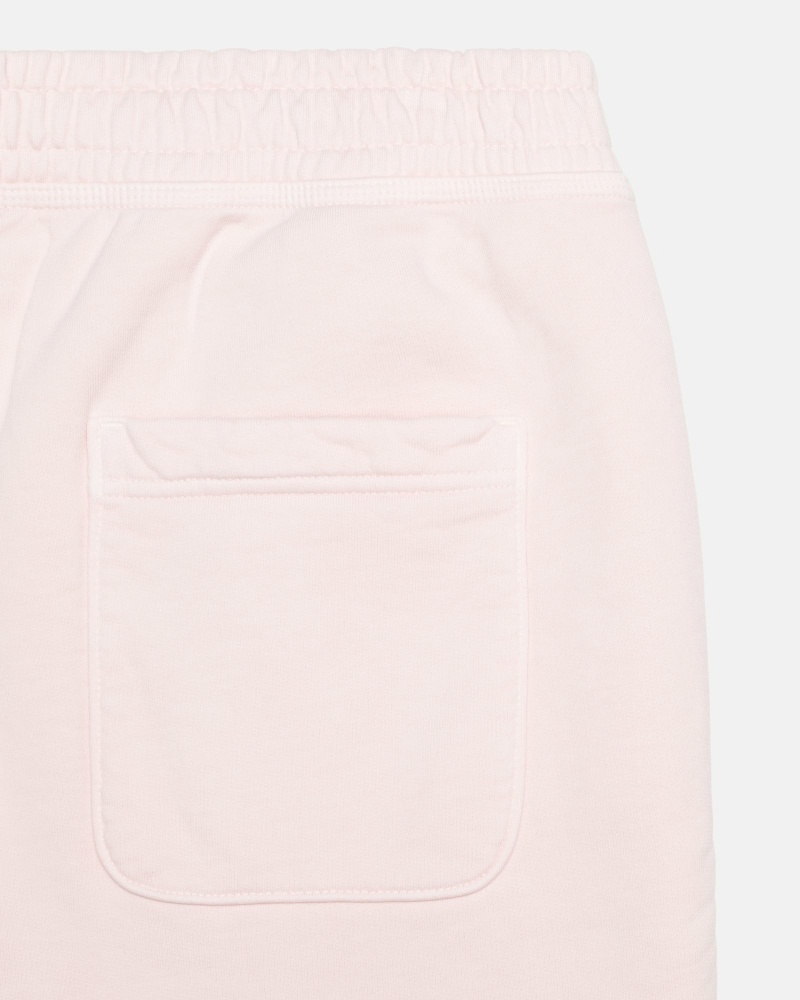 Stussy Overdyed Stock Logo Men's Sweatpants Pink | IL0000882