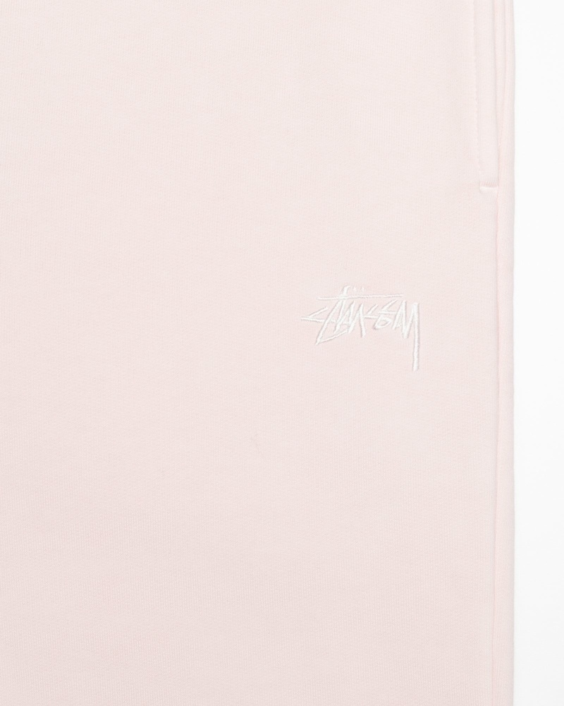 Stussy Overdyed Stock Logo Men's Sweatpants Pink | IL0000882