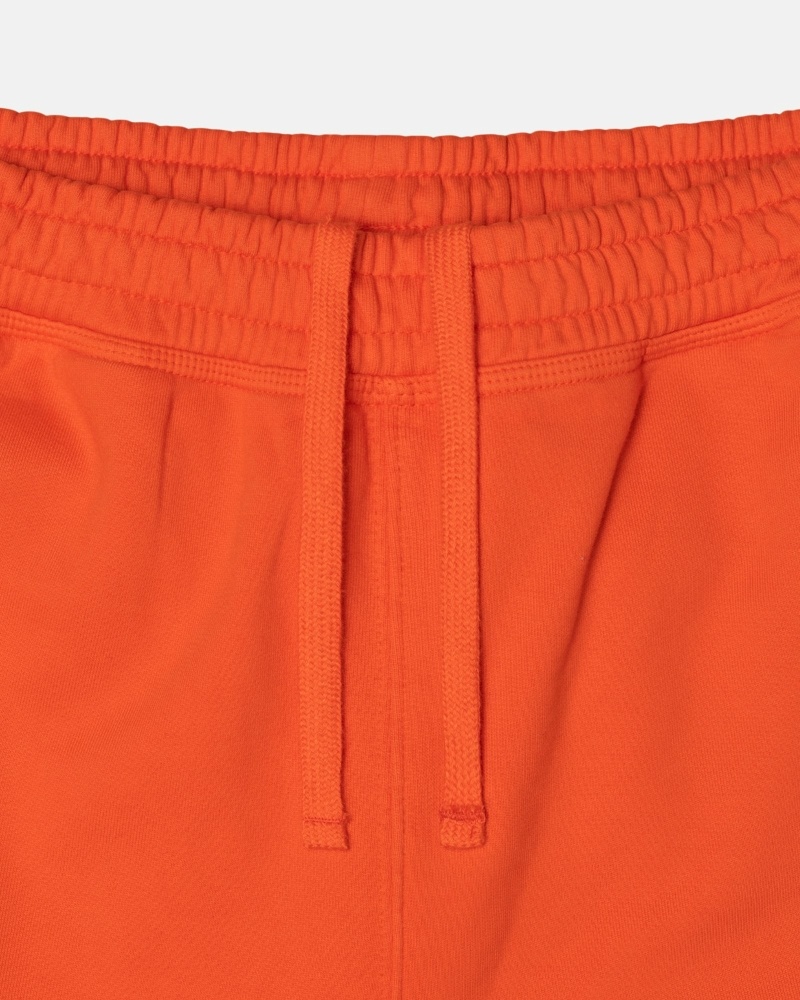 Stussy Overdyed Stock Logo Pant Men's Sweatpants Orange | IL0000886