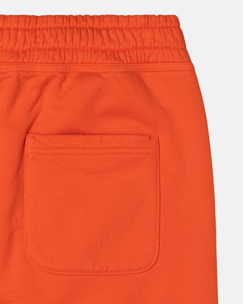 Stussy Overdyed Stock Logo Pant Men's Sweatpants Orange | IL0000886