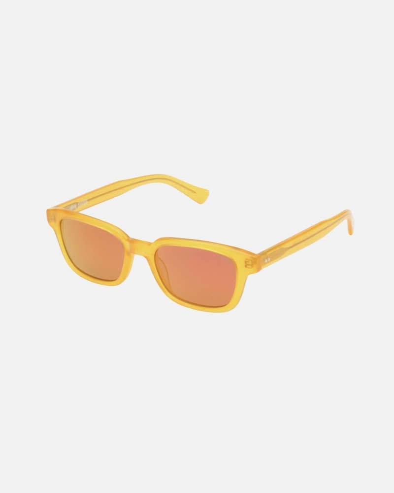 Stussy Owen Men's Sunglasses Yellow | IL0000806