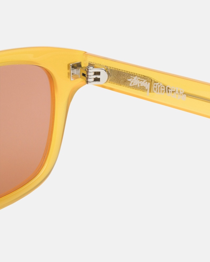 Stussy Owen Men's Sunglasses Yellow | IL0000806