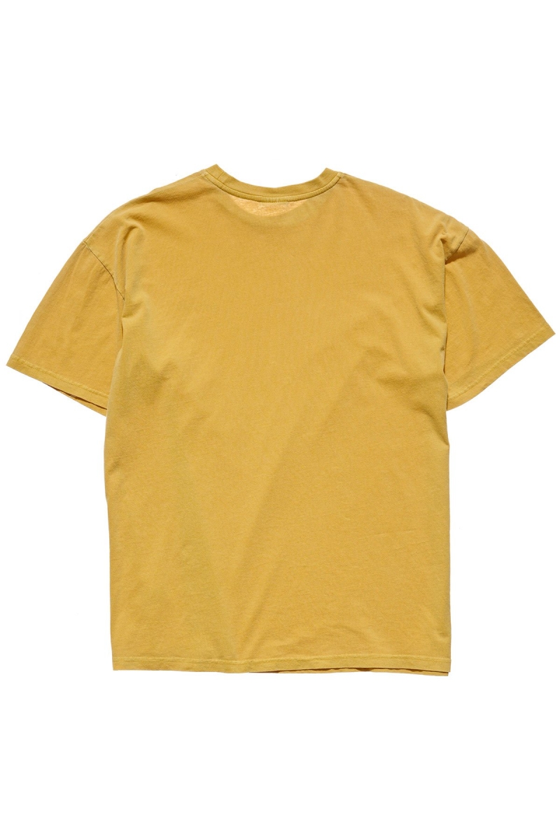 Stussy Pacific Relaxed Women's T Shirts Yellow | IL0000253