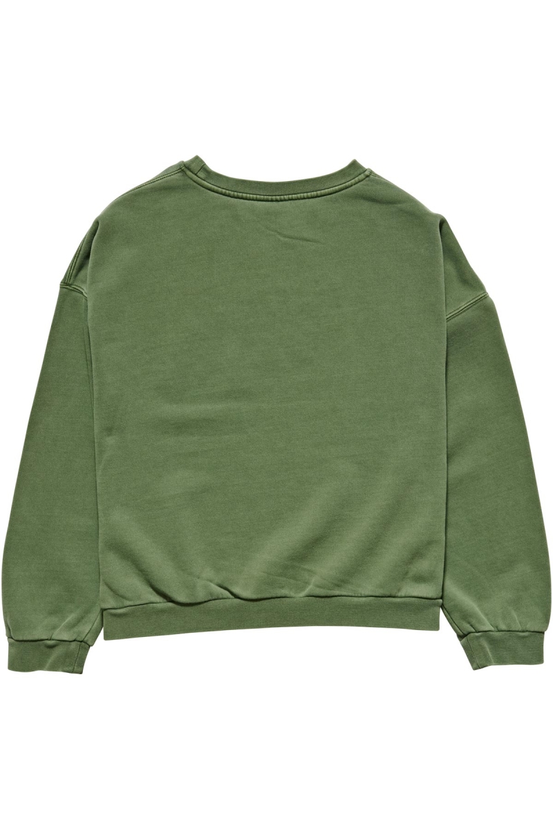 Stussy Parkway OS Crew Women's Sportswear Green | IL0000777