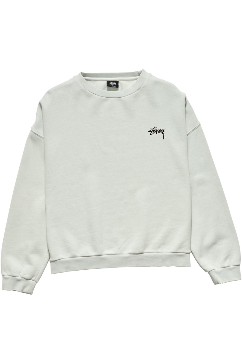 Stussy Parkway OS Crew Women\'s Sweaters Grey | IL0000848