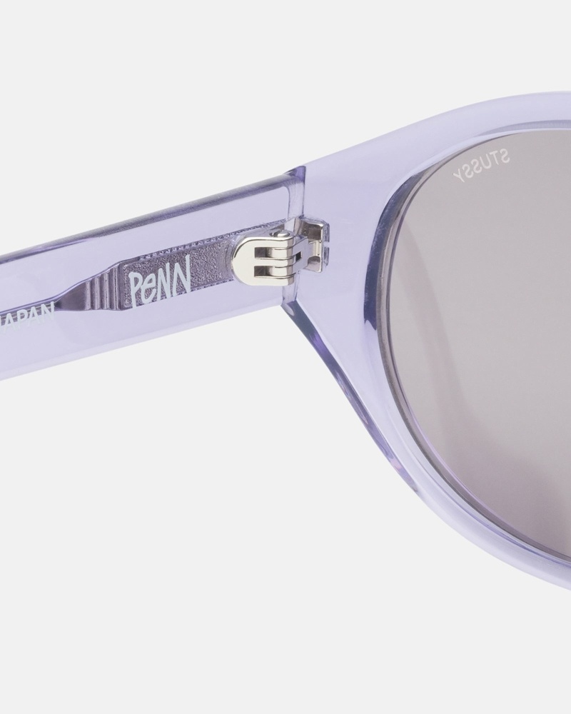 Stussy Penn Men's Sunglasses Purple | IL0000808