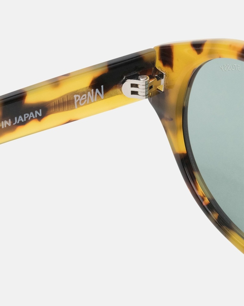 Stussy Penn Men's Sunglasses Tortoise | IL0000809