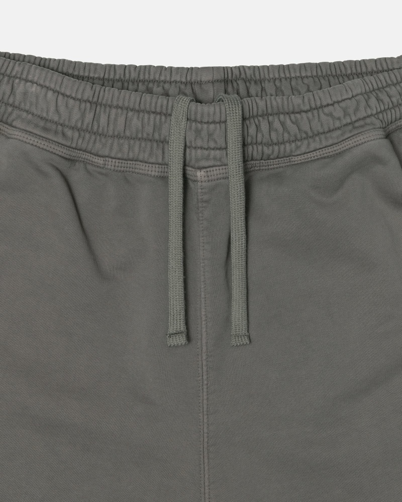 Stussy Pigment Dyed Men's Fleece Pants Grey | IL0000576