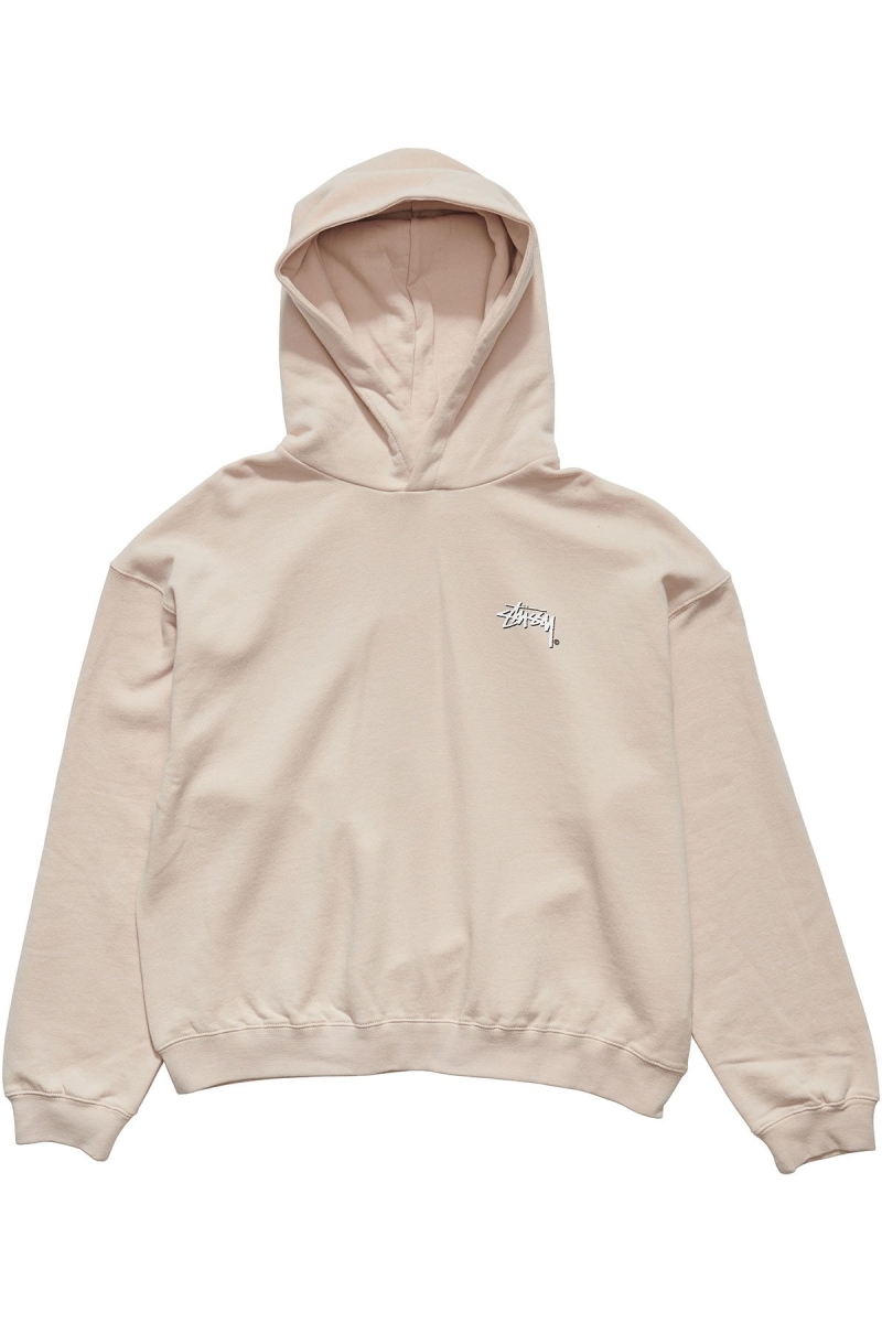 Stussy Player Fleece Hood Women\'s Sportswear Orange | IL0000782