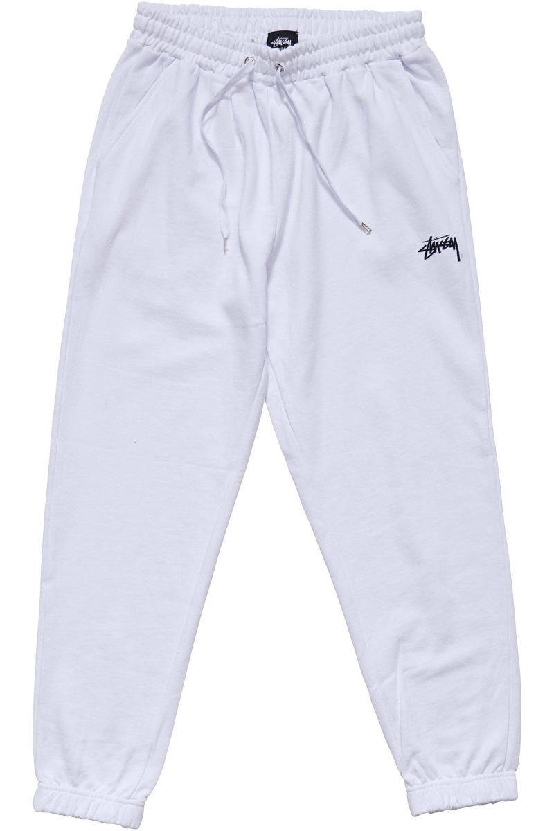 Stussy Player Trackpant Women\'s Track Pants White | IL0000995