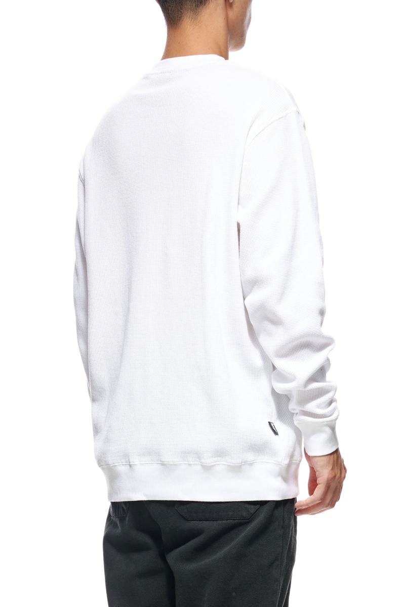 Stussy Pocket Men's Sweatshirts White | IL0000951