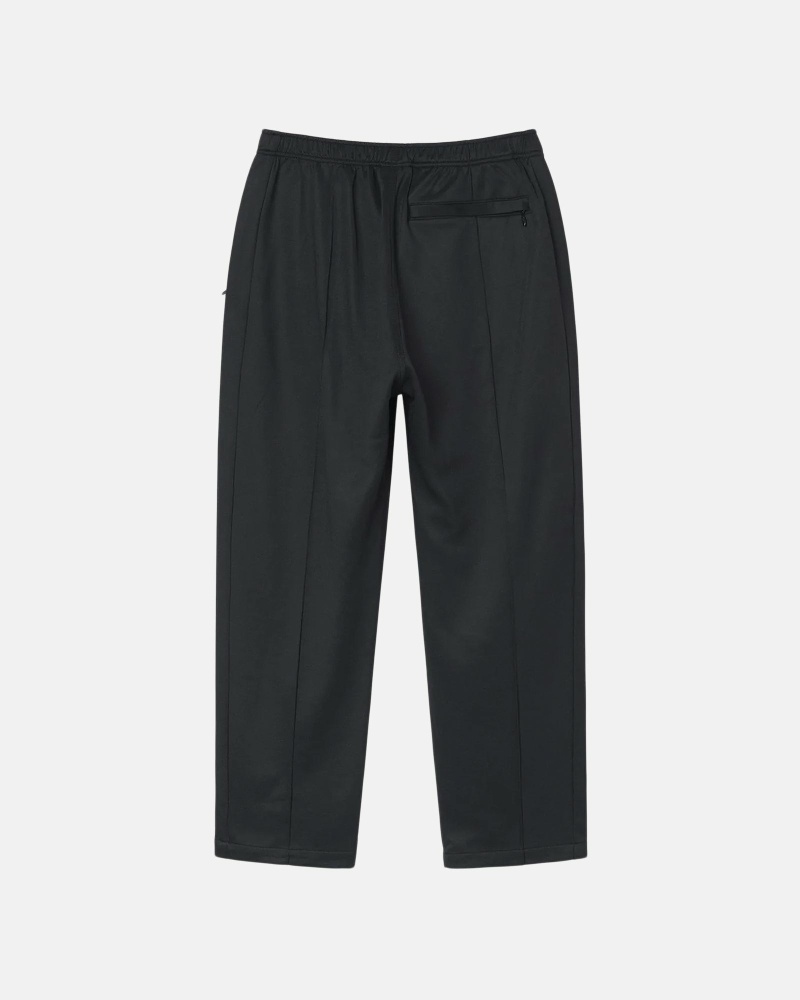 Stussy Poly Men's Track Pants Black | IL0000999