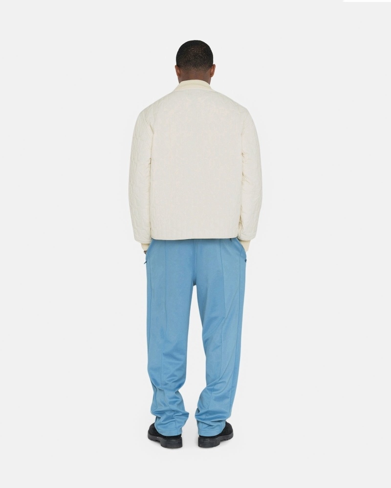 Stussy Poly Men's Track Pants Blue | IL0001000